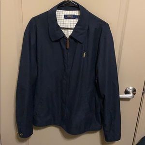 Navy Blue Polo Jacket